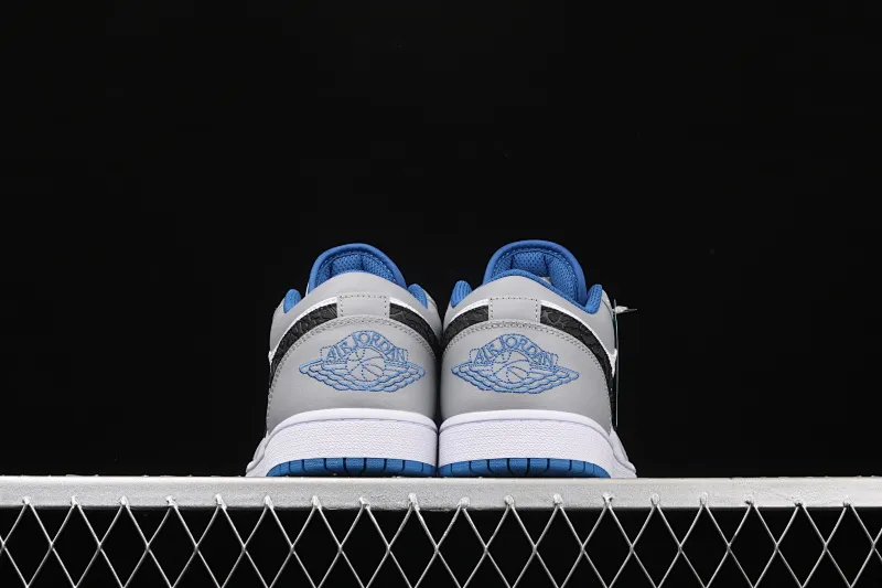 All categories Air Jordan Jordan series basketball shoes Air Jordan 1 Low Air Jordan 1 Low Shadow AJ1 Joe 1 gray blue and white first layer low-top cultural and leisure sports sneakers 553558-103
